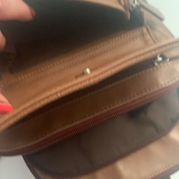 COPY - Via Roma nap sack/ purse vintage,brown - Picture 9 of 11